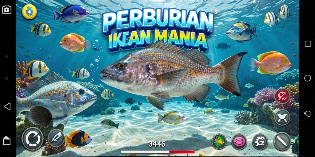 Gameplay seru Tembak Ikan di dalam 3446.