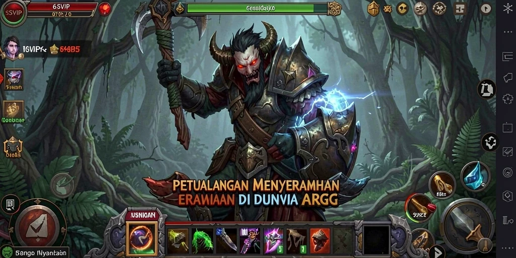 Tampilan gameplay seru di dunia fantasi 6SVIP.