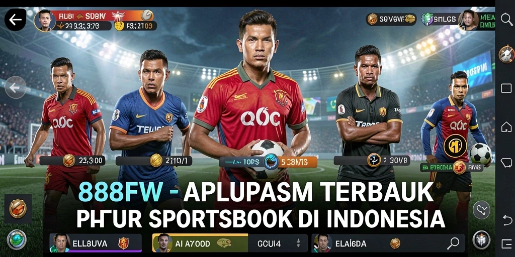 Tampilan gameplay interaktif dari aplikasi Sportsbook 888FW.