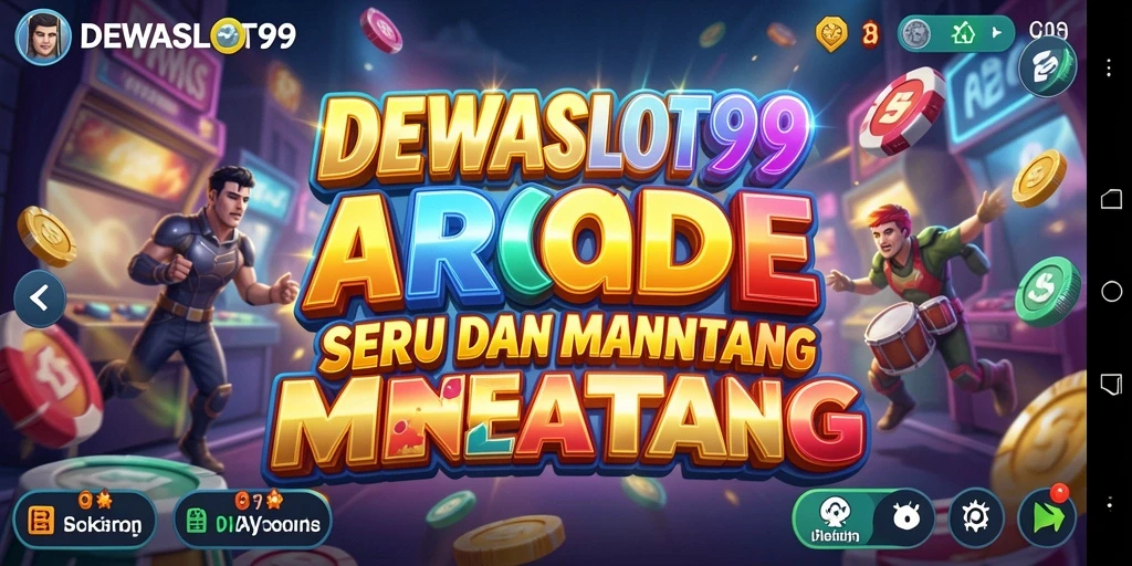 Tampilan seru gameplay DEWASLOT99 dalam genre Arcade.