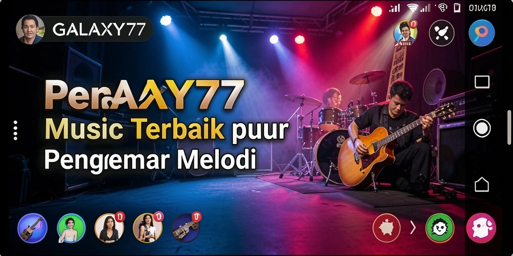 Tampak antarmuka permainan GALAXY77 yang seru dan penuh warna.