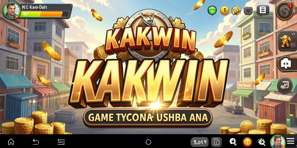 Tampilan gameplay KAKWIN dengan grafik yang menarik dan fitur interaktif.