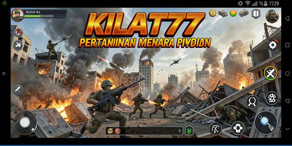 Gameplay menara pertahanan KILAT77 yang menegangkan dan seru.