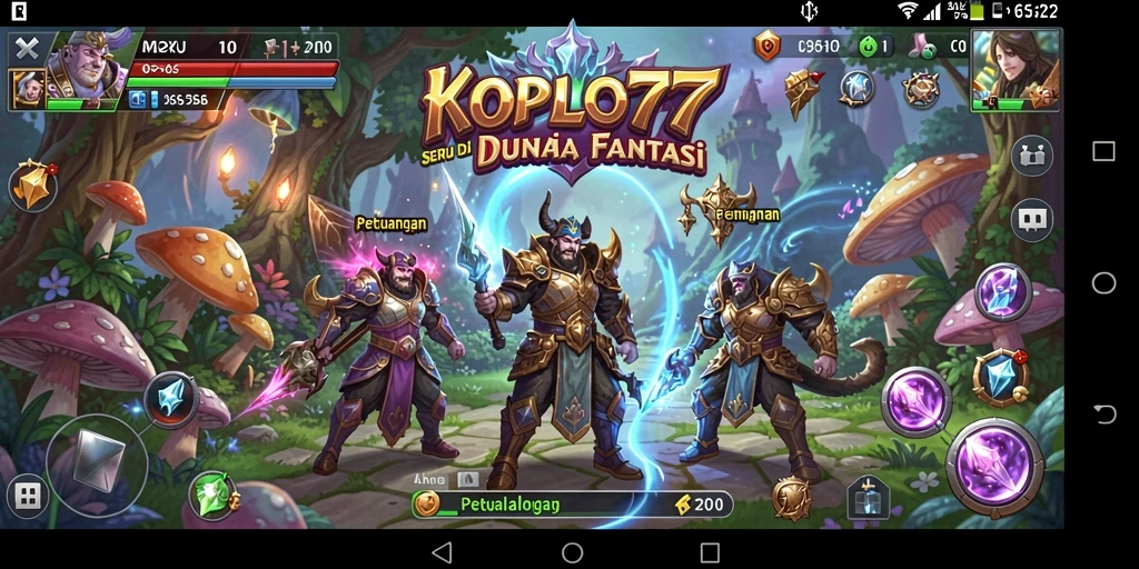 Tampilan gameplay <strong>KOPLO77</strong> yang seru dan menantang dalam dunia penuh petualangan.