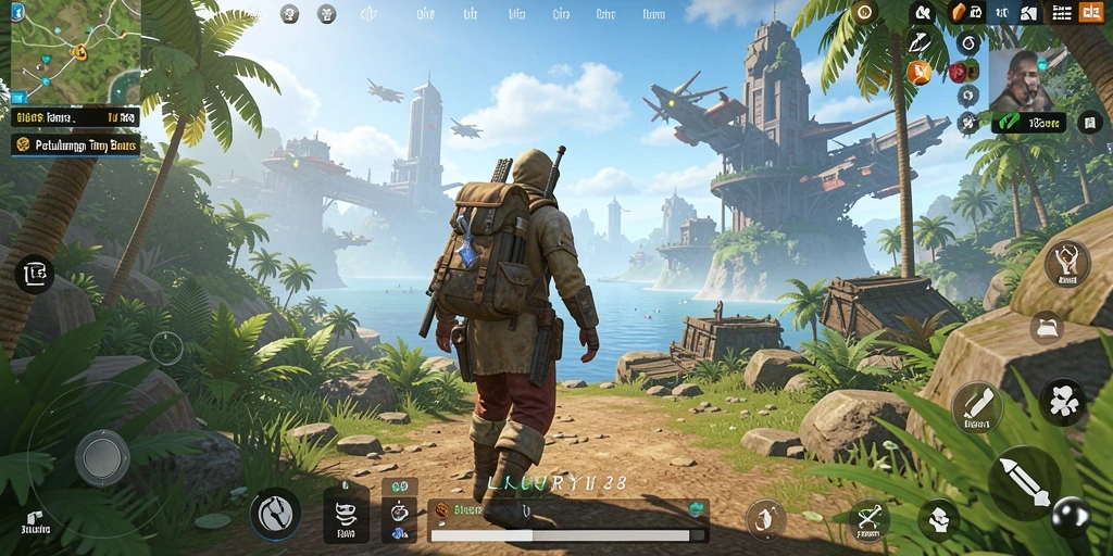 Tampilan menarik dari gameplay <strong>LUXURY138</strong> di dunia terbuka yang luas.