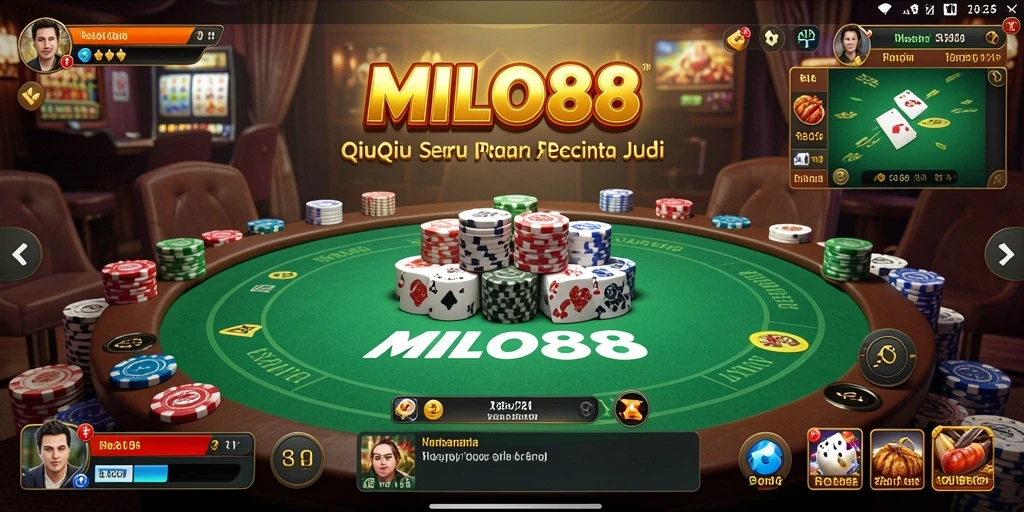 Screenshot gameplay QiuQiu yang menarik dan interaktif.