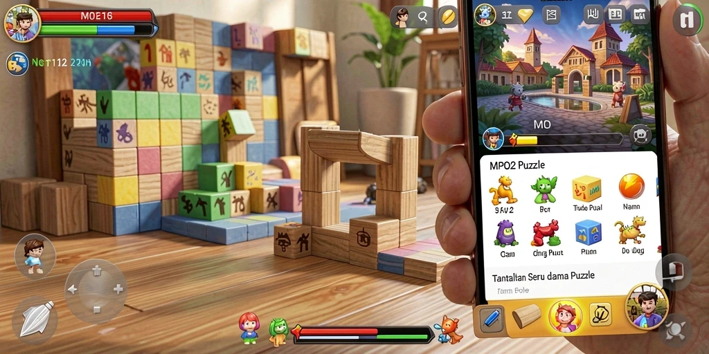 Tampilan gameplay MPO2121 yang seru dan penuh tantangan Puzzle.