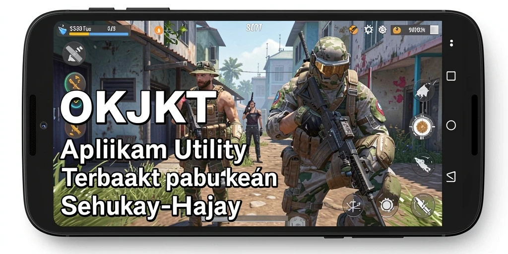 Screenshot utama aplikasi OKJKT menunjukkan antarmuka yang ramah pengguna.