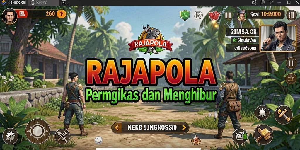 Tampilan gameplay RAJAPOLA yang seru dan mengesankan.