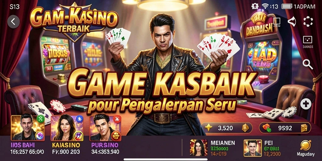 Tampilan gameplay menarik di S13 dengan mesin slot dan pemain aktif.