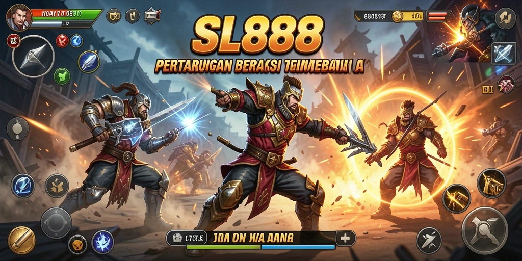 Tampilan gameplay SL888 yang mendebarkan dan penuh aksi.