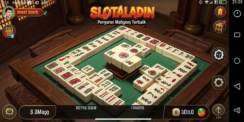 Tampilan gameplay SLOTALADIN yang memukau dan menarik.