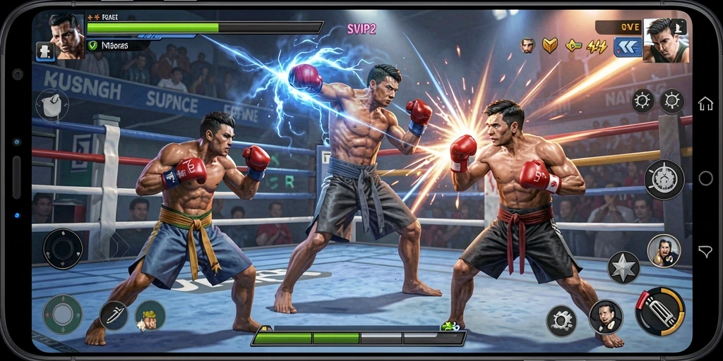 Tampilan aksi gameplay seru dalam SVIP2 yang menegangkan.