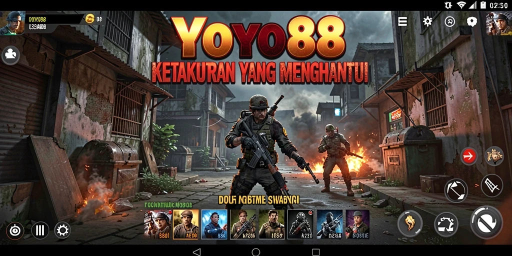 Screenshot gameplay menyeramkan dari YOYO88, menampilkan makhluk gaib.
